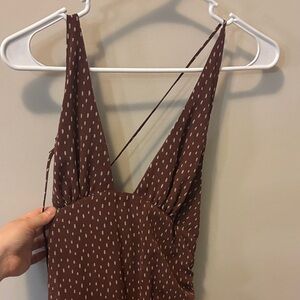 Cotton Candy LA brown dress